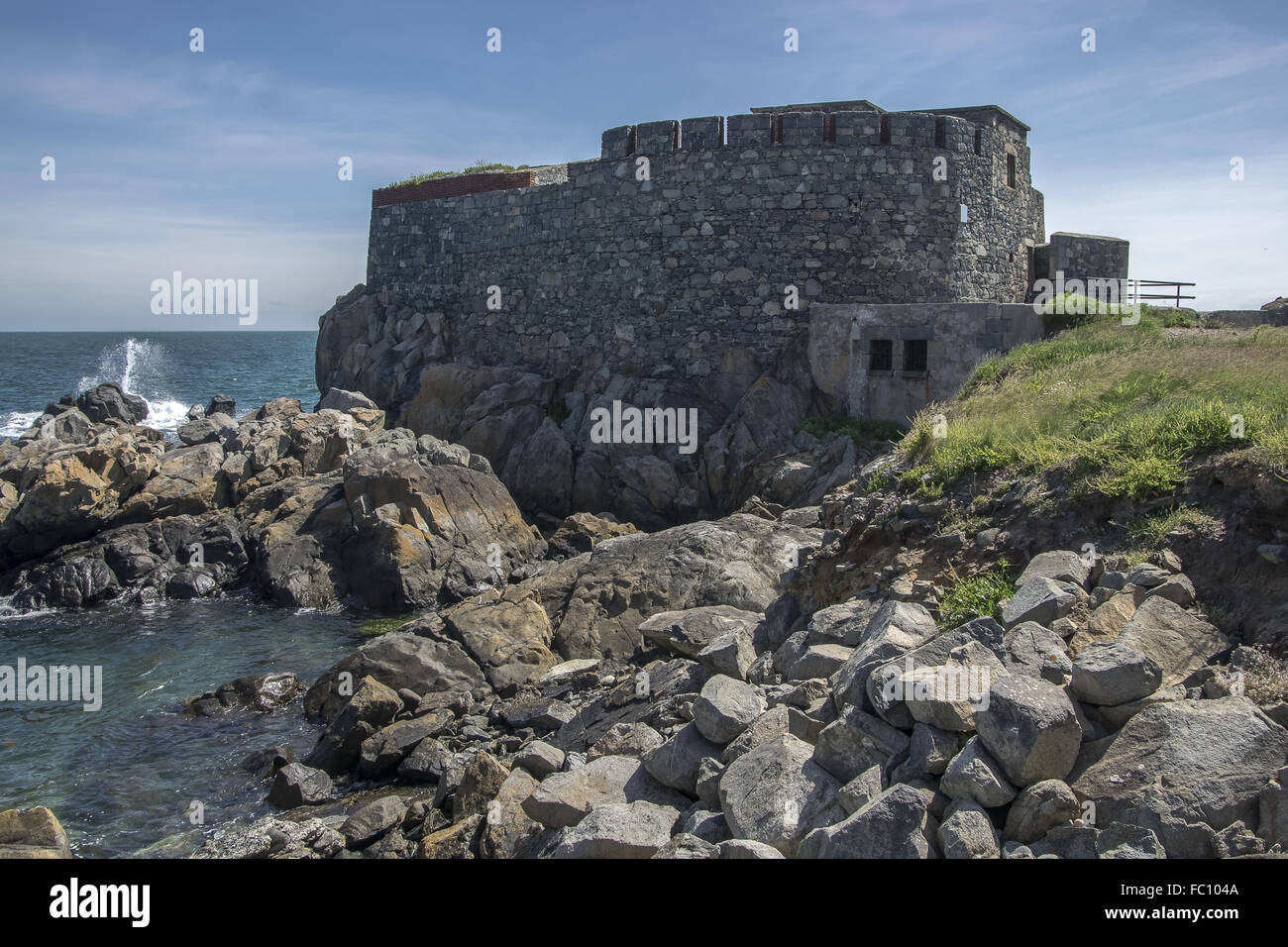 Fort Doyle, north side Stock Photo Alamy