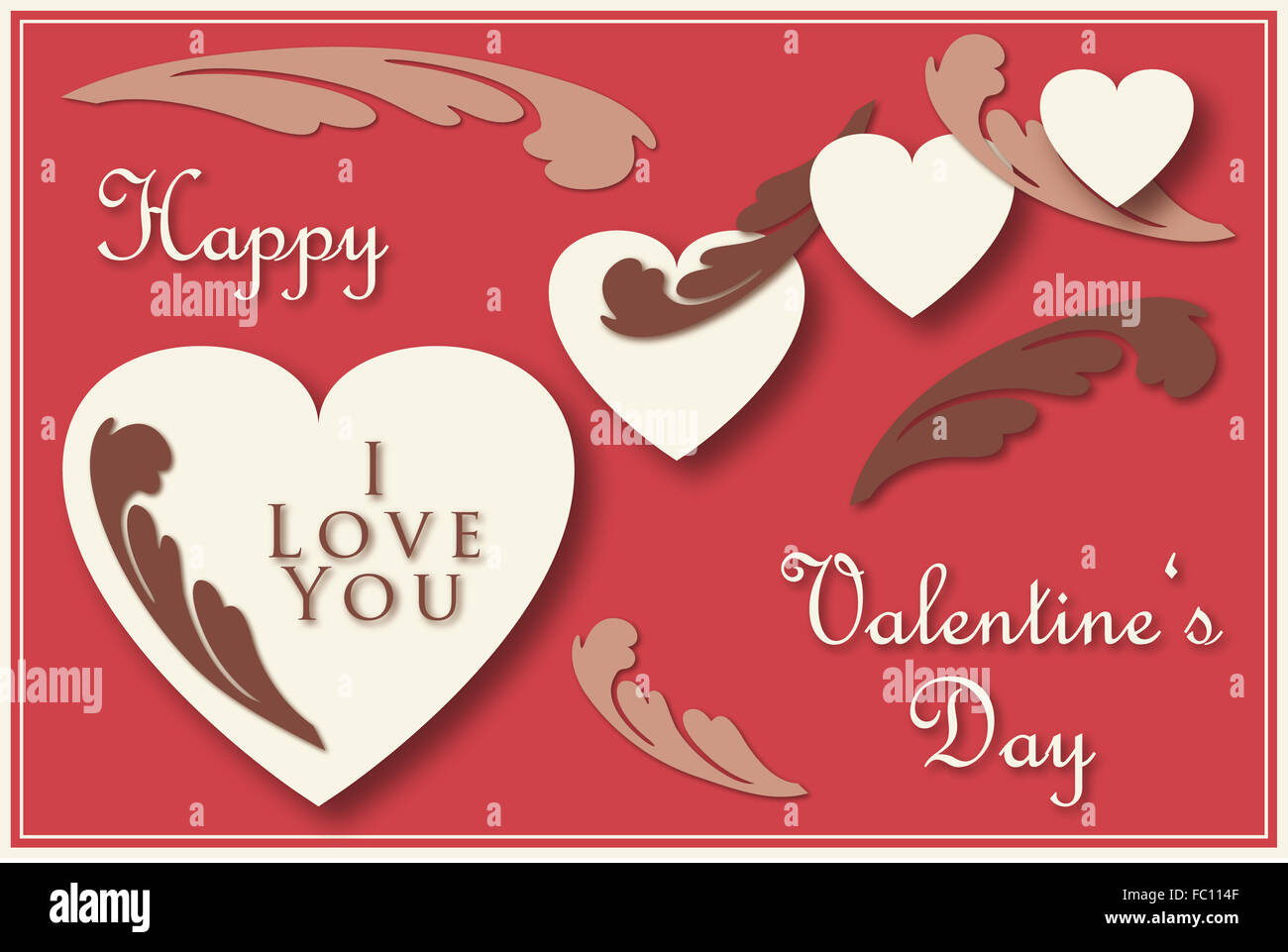Valentines Ecard Stock Photos Valentines Ecard Stock