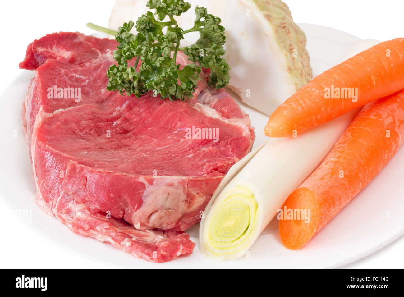 Beef soup Stock Photo Alamy