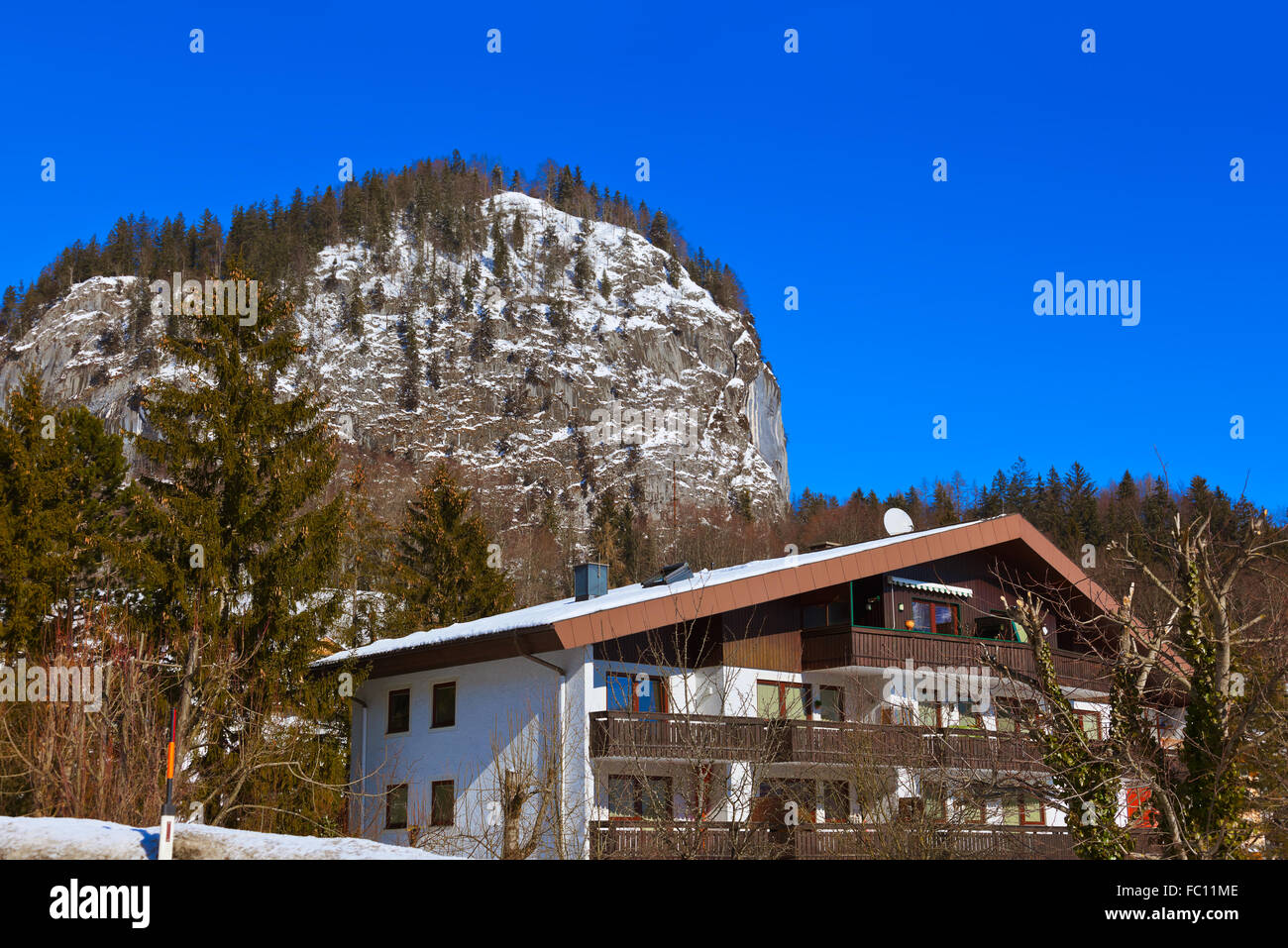 Mountains ski resort St. Gilgen Austria Stock Photo