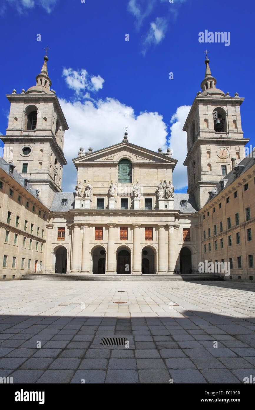 Monastery and Site of the Escorial Stock Photo