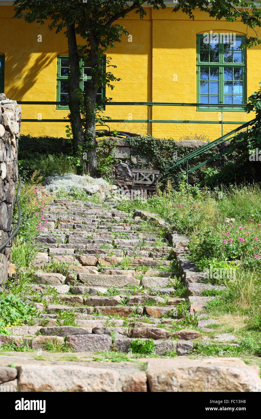 House on Christiansoe island Bornholm Denmark Stock Photo Alamy