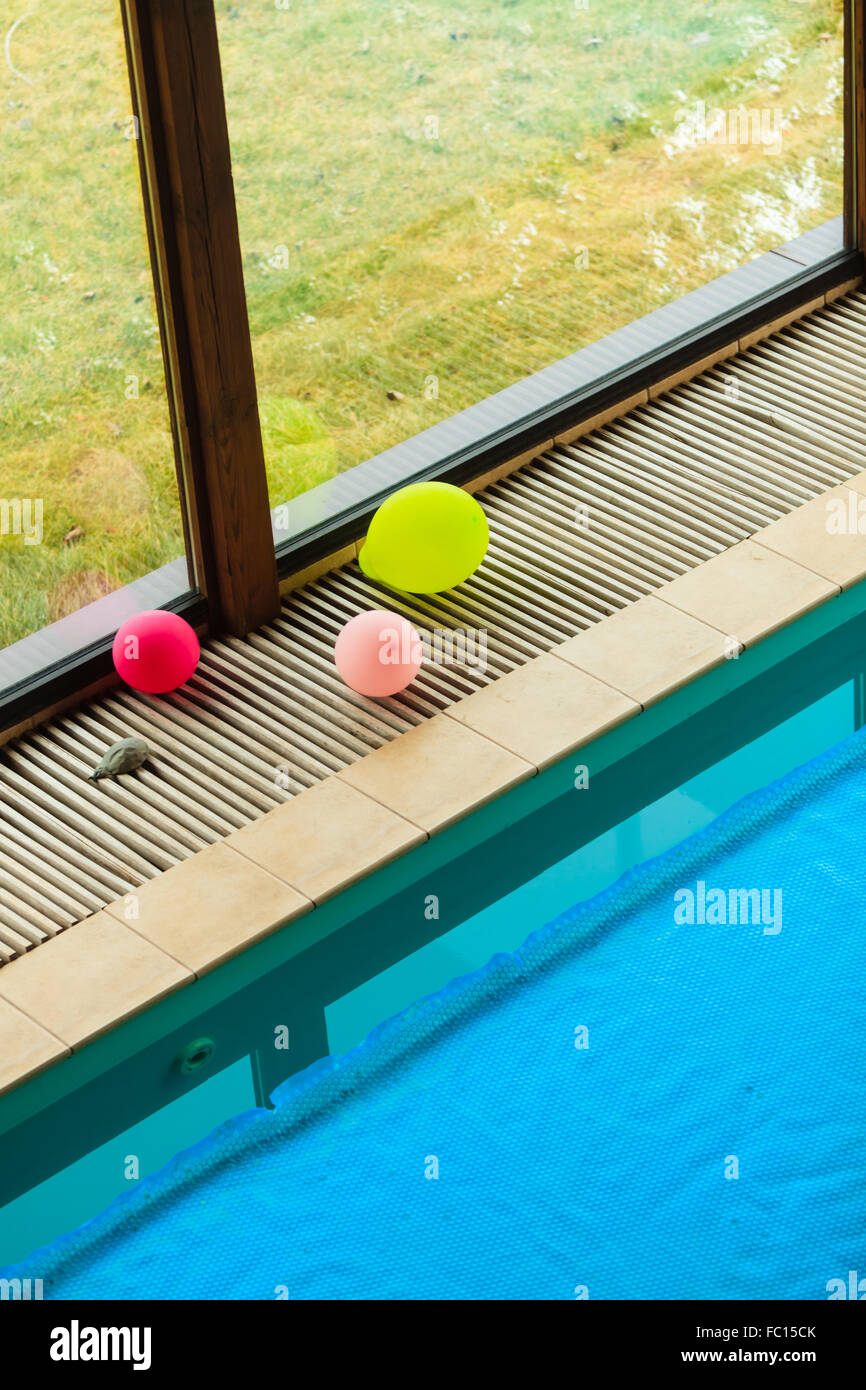 Swimming pool at hotel close up Stock Photo Alamy