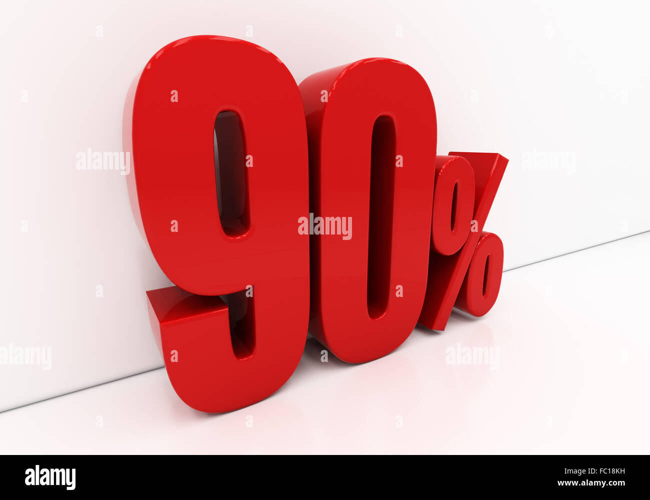 3D 90 percent Stock Photo - Alamy