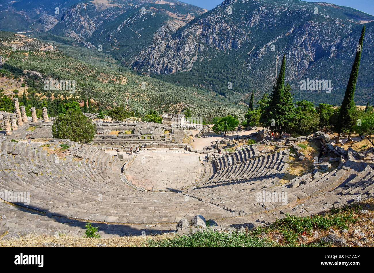 Oracle of Delphi Stock Photo