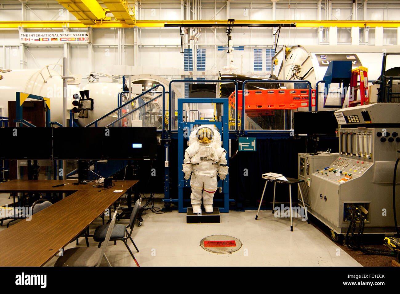 NASA Space vehicle mockup facility Stock Photo