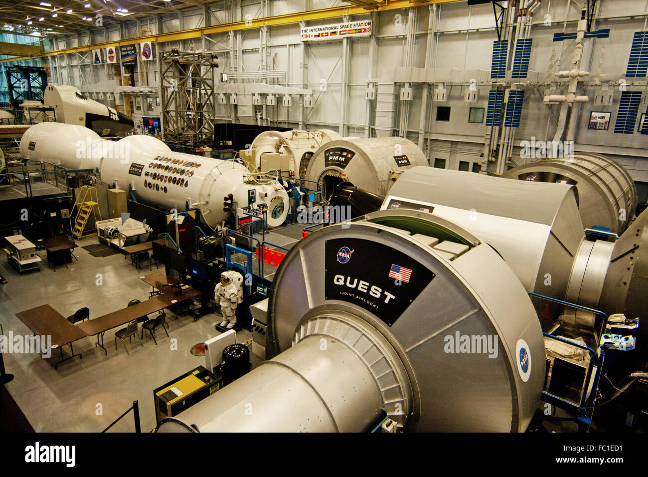 International Space Station Mockup Stock Photo