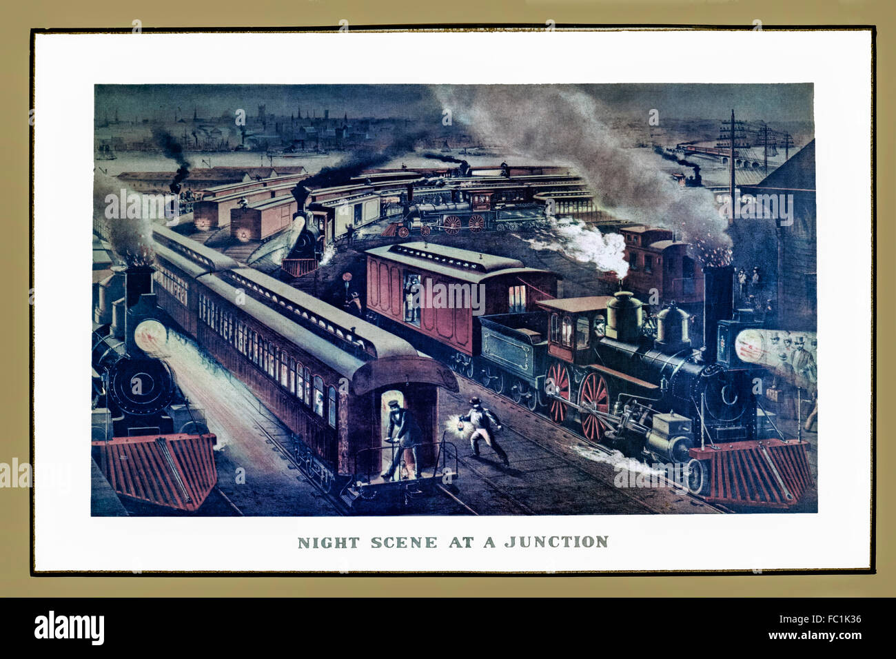 Vintage Trains Large Technical Museum Prague Exhibition Poster 1978 70