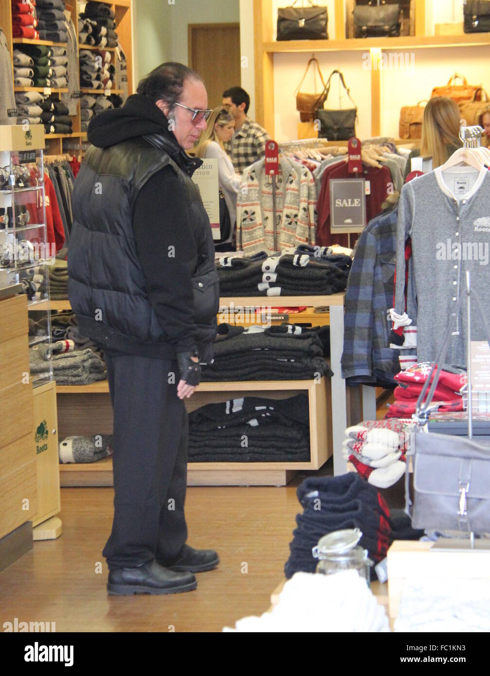 Andrew Dice Clay shopping in Beverly Hills Featuring Andrew Dice Clay