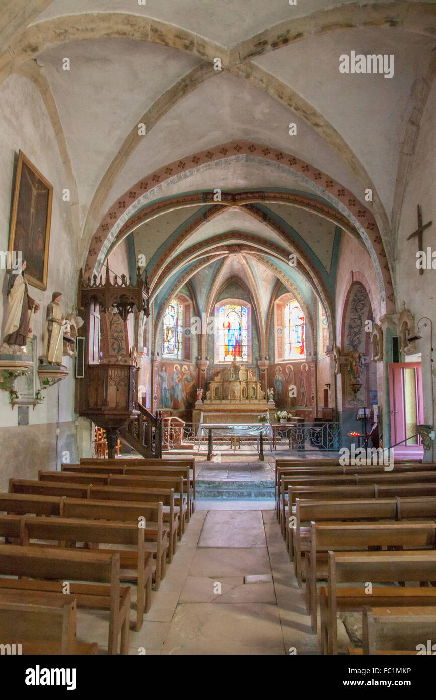 INSIDE A CHURCH Stock Photo - Alamy