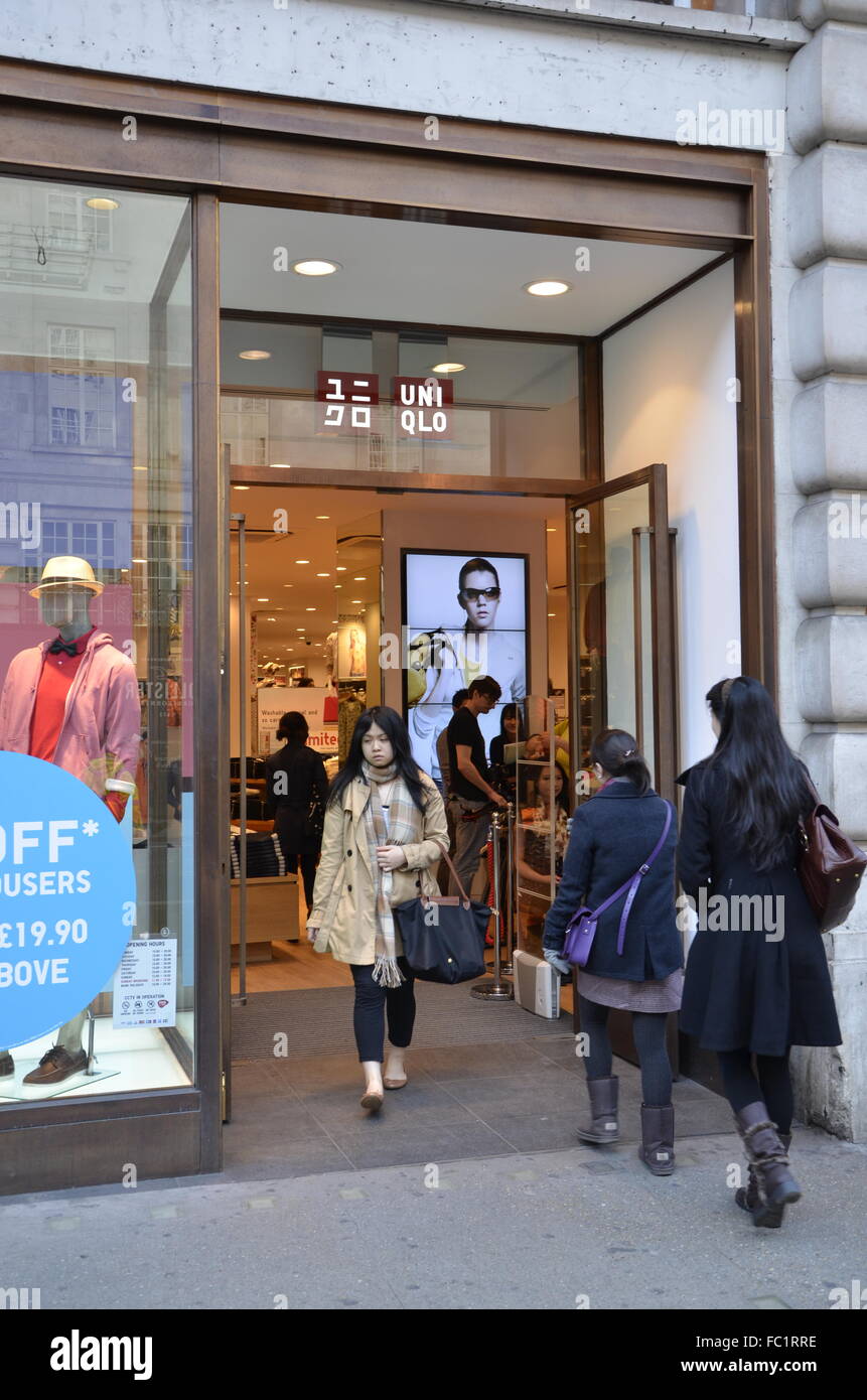 Uniqlo Regent Street London High Resolution Stock Photography and Images -  Alamy