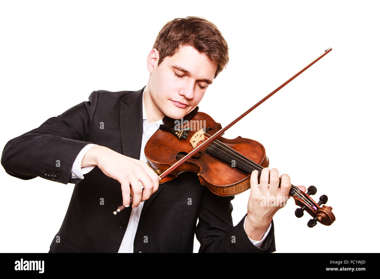 Man playing violin hires stock photography and images Alamy