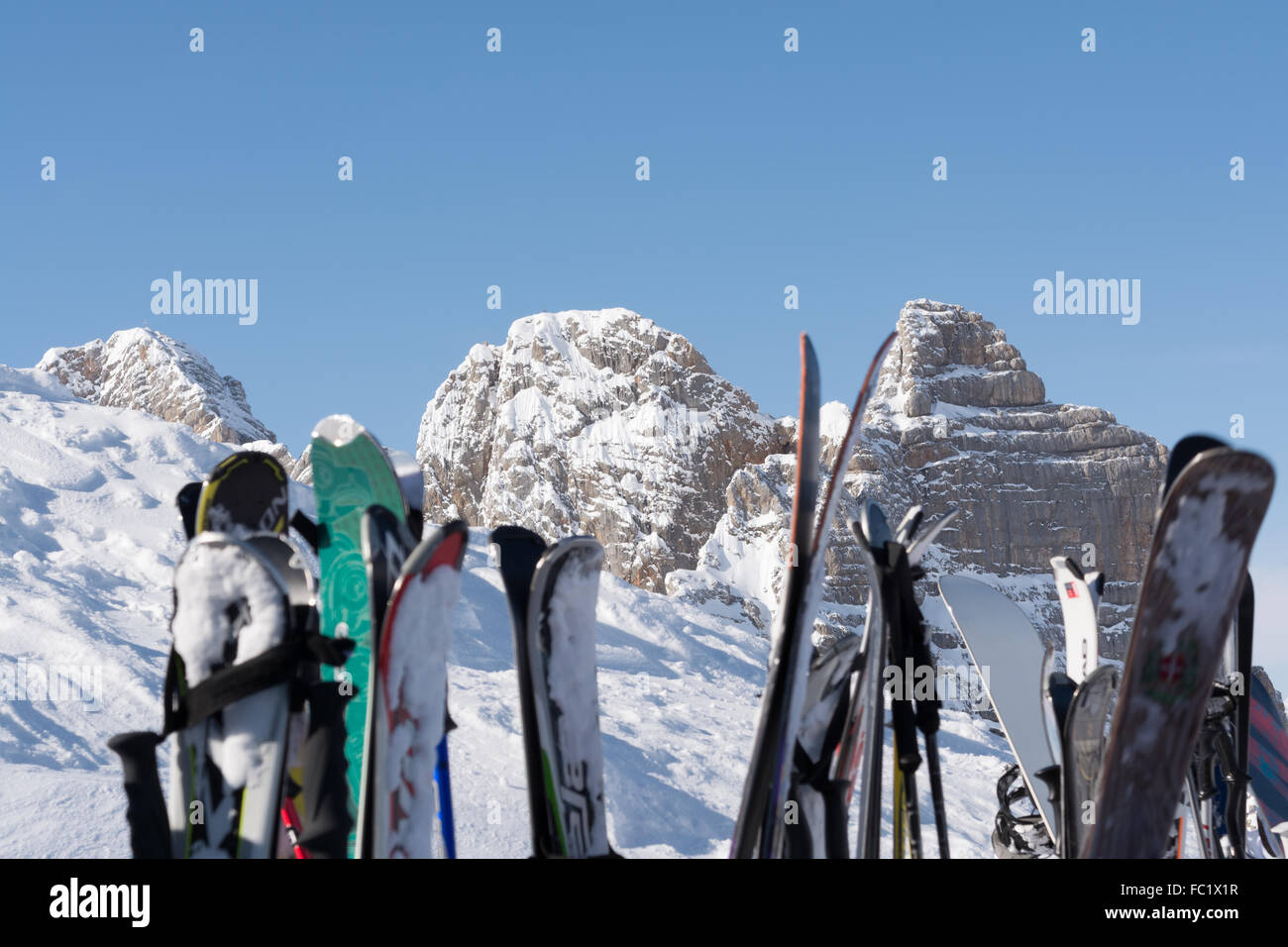ski region Schladming Dachstein Stock Photo