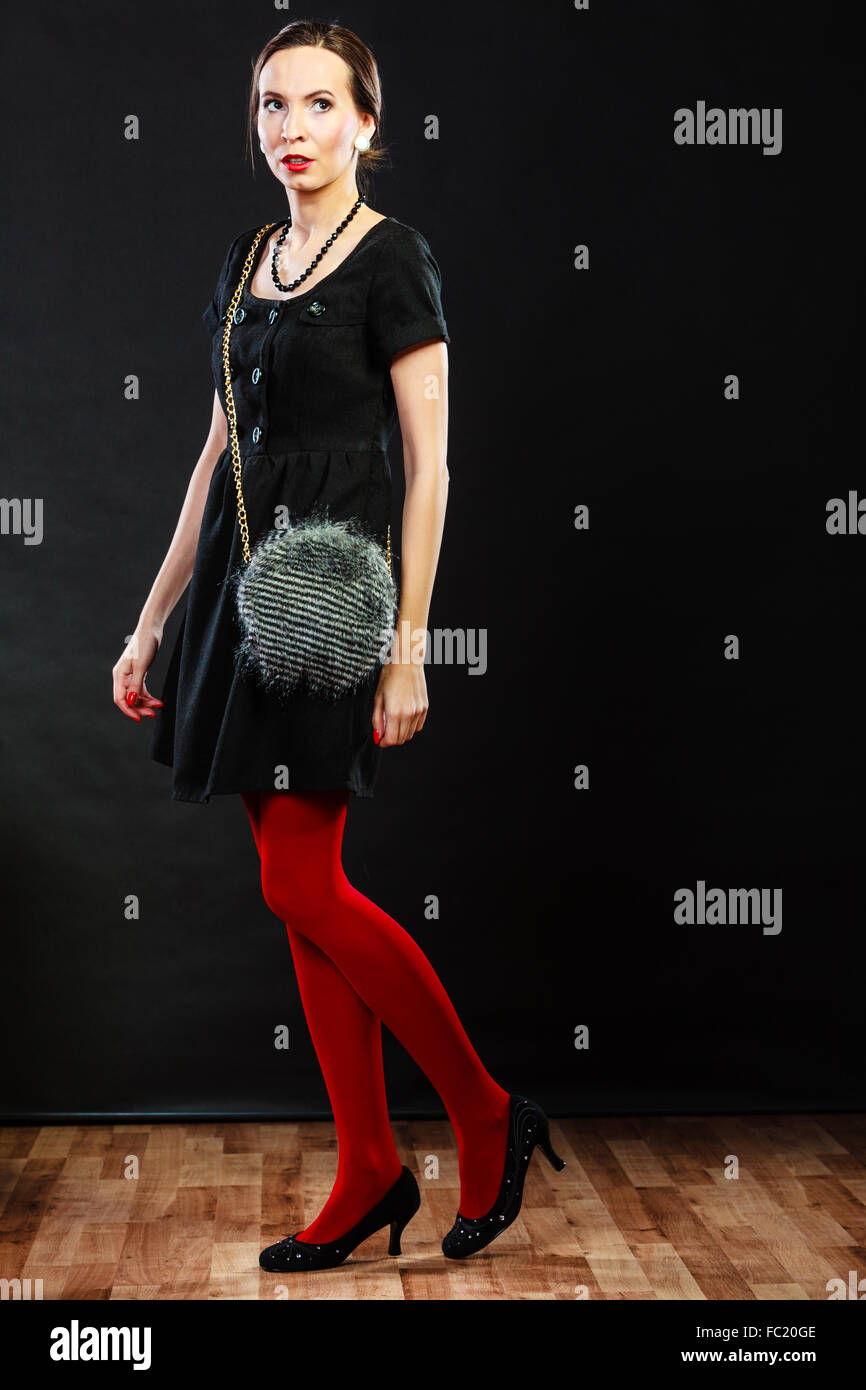 Women in red tights Clearance