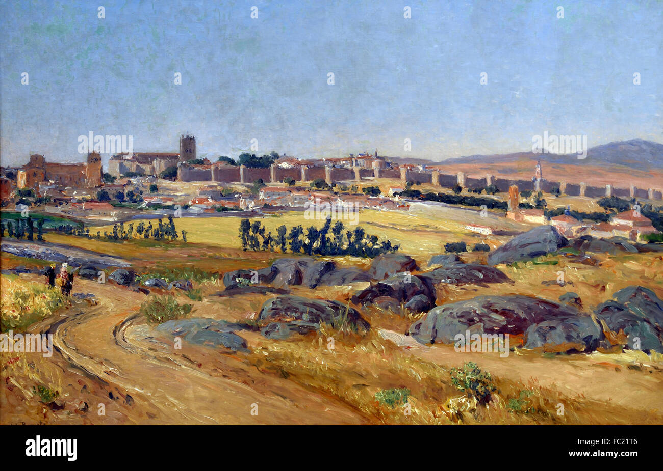 Ávila 1909 Aureliano Beruete y Moret 1845 - 1912 Spanish Spain - Stock Image