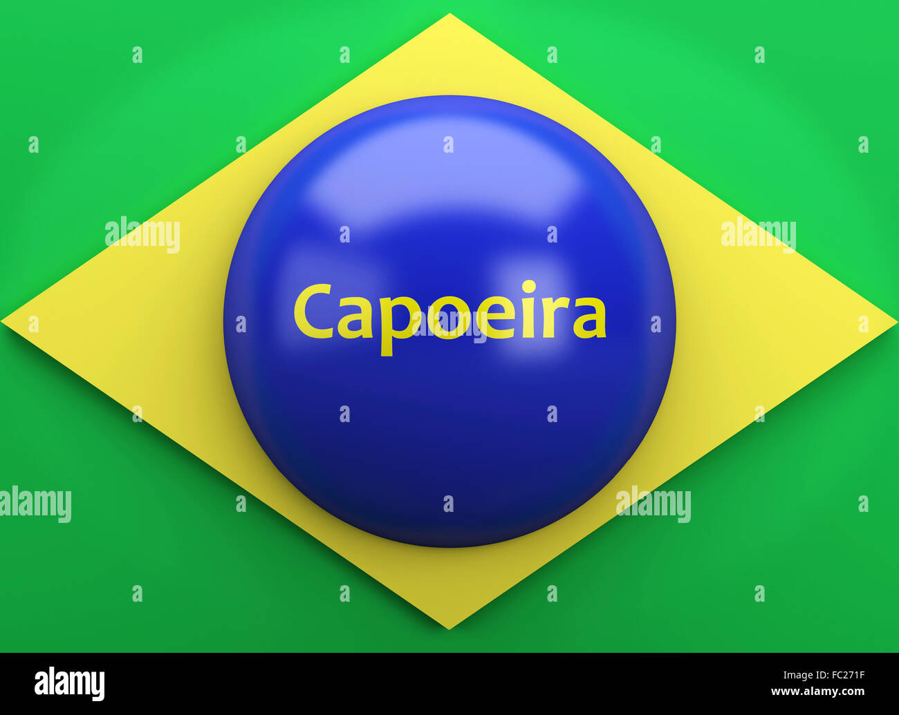 3d Brazil flag Stock Photo Alamy