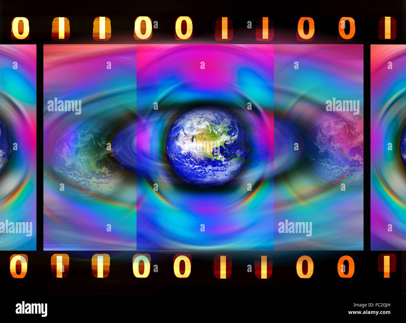 Digital film strip Stock Photo Alamy