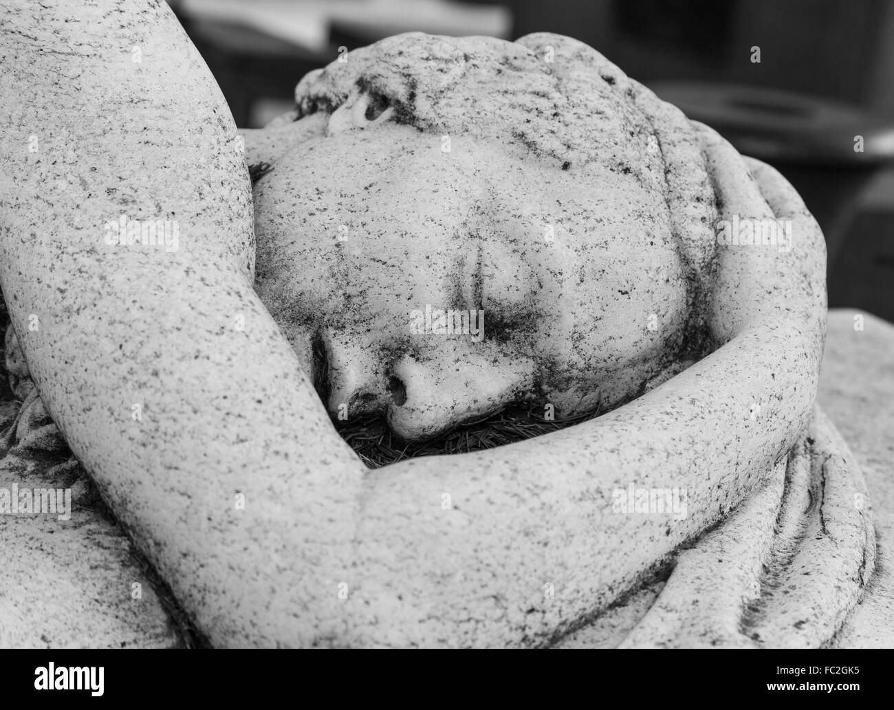 Old Cemetery statue Stock Photo Alamy