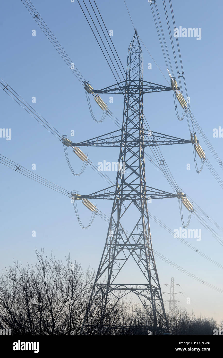 Electricity pylon wales uk hi-res stock photography and images - Alamy