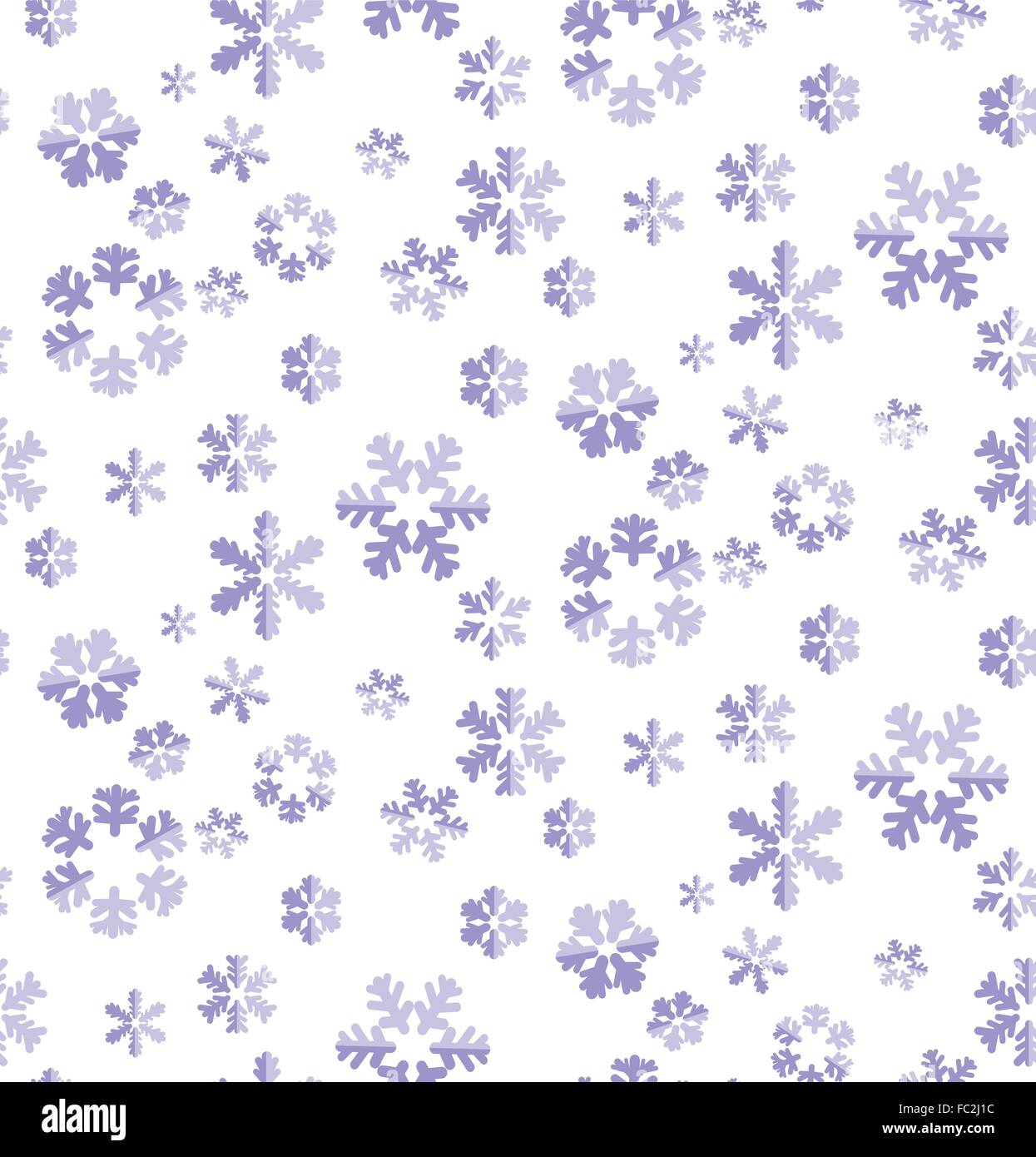 Seamless vector snowflakes hi-res stock photography and images - Alamy