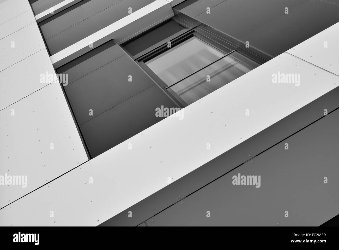Aluminium facade Black and White Stock Photos & Images - Alamy