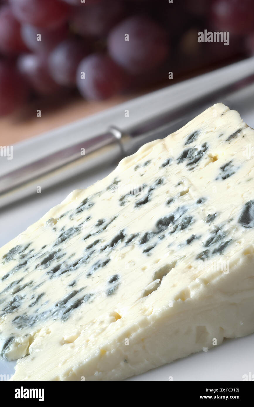 Roquefort Blue Cheese Stock Photo Alamy