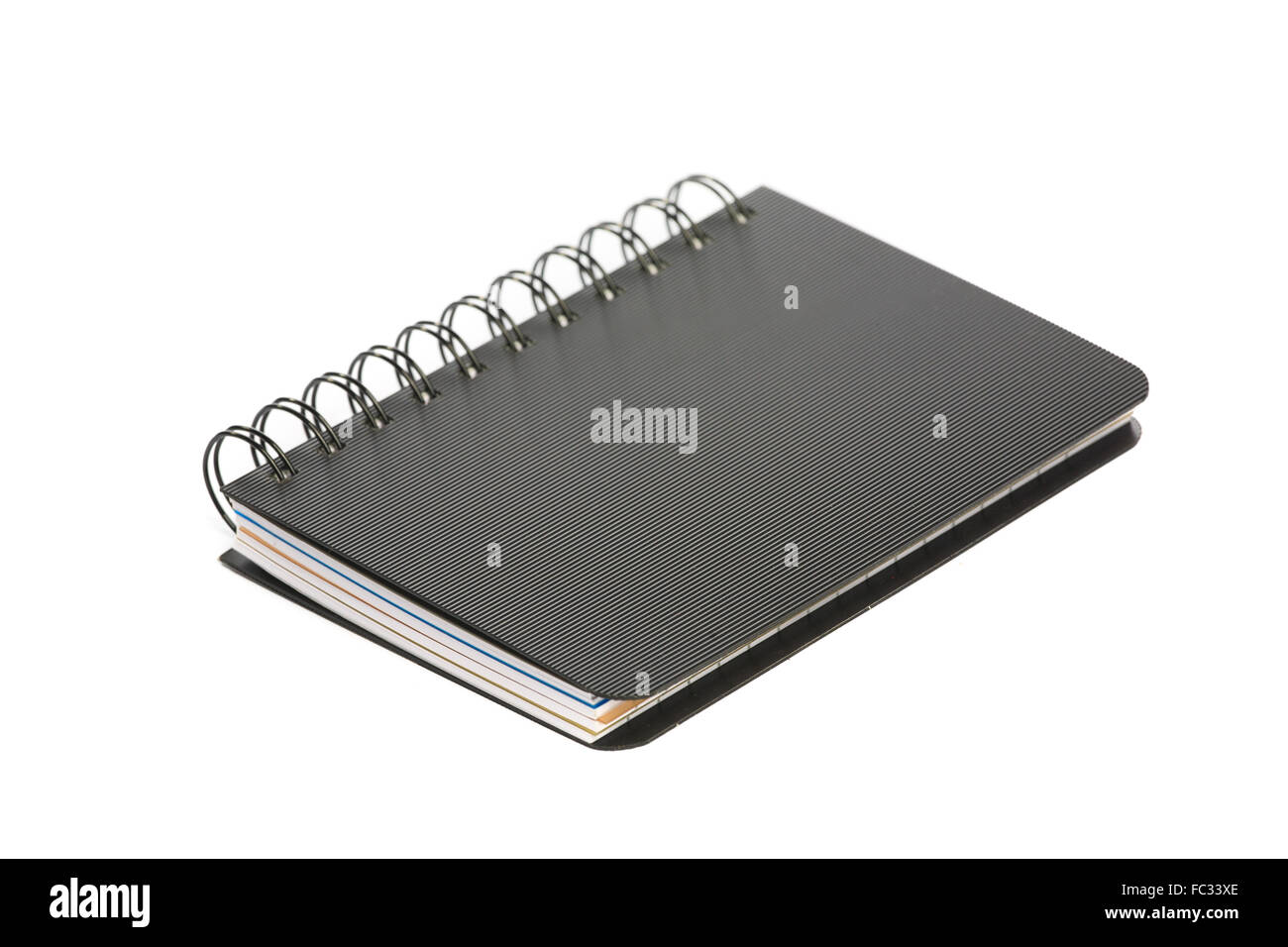 Notebook on the white background Stock Photo - Alamy