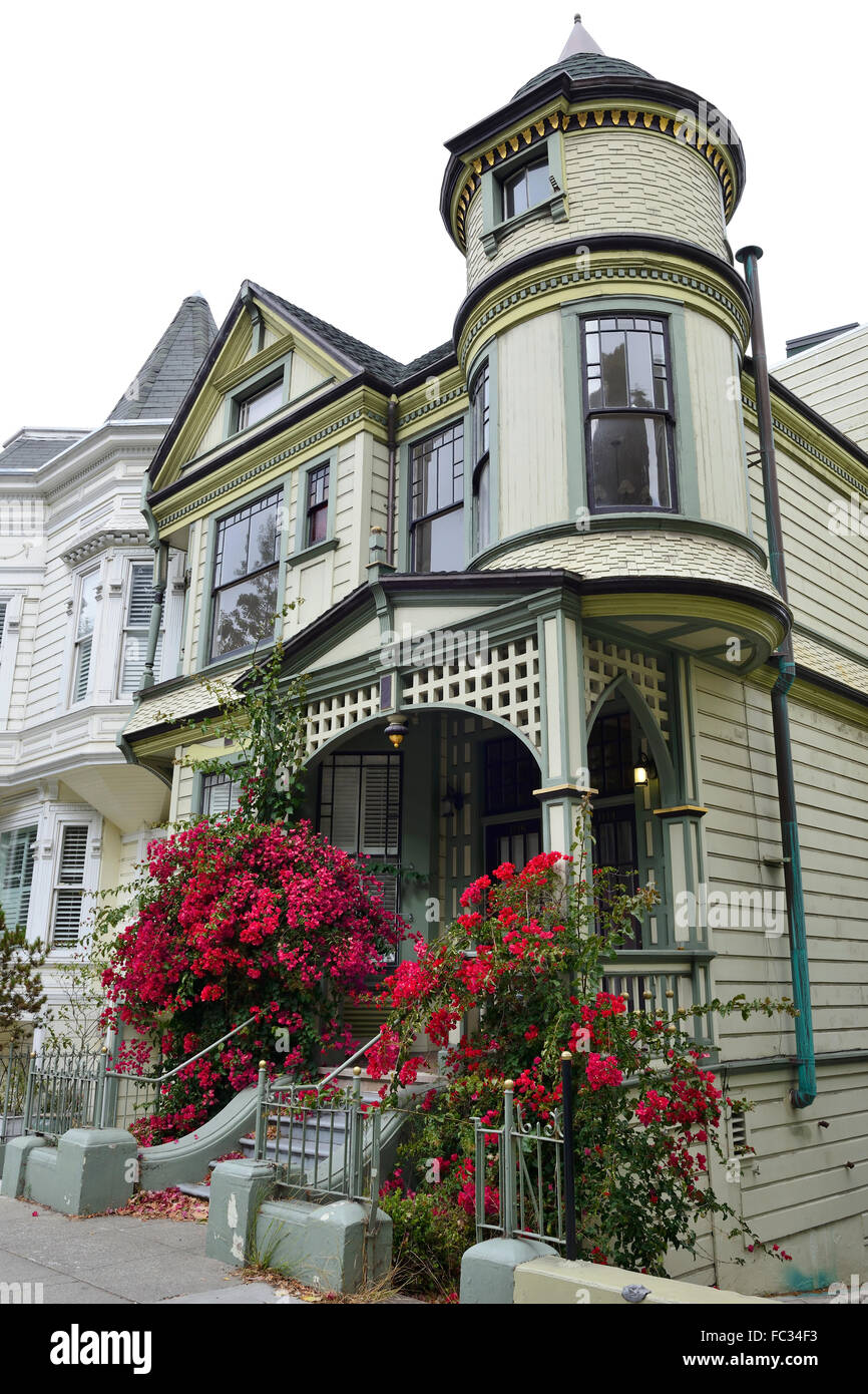 Colourful Victorian Town House in Lower Haight, San Francisco