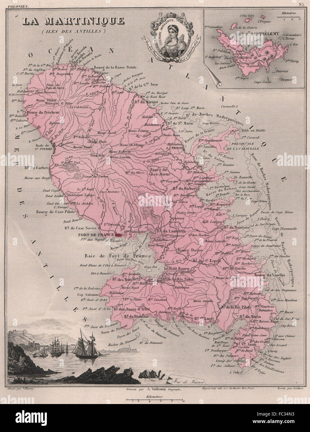 Saint Barthelemy Map Print, Turquoise St Barts Island Maps, St Barth's —  Maps As Art