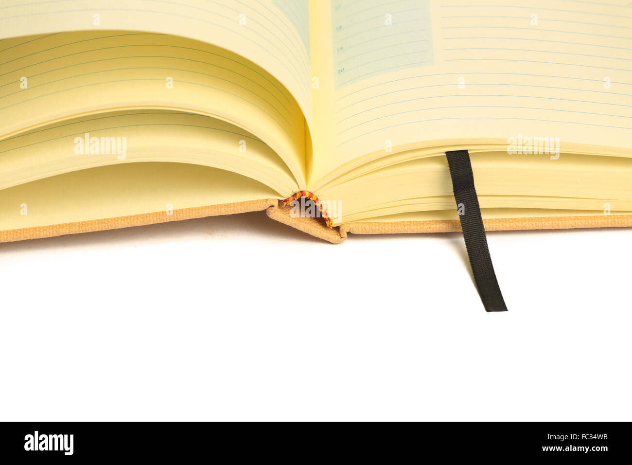 Notebook on the white background Stock Photo - Alamy