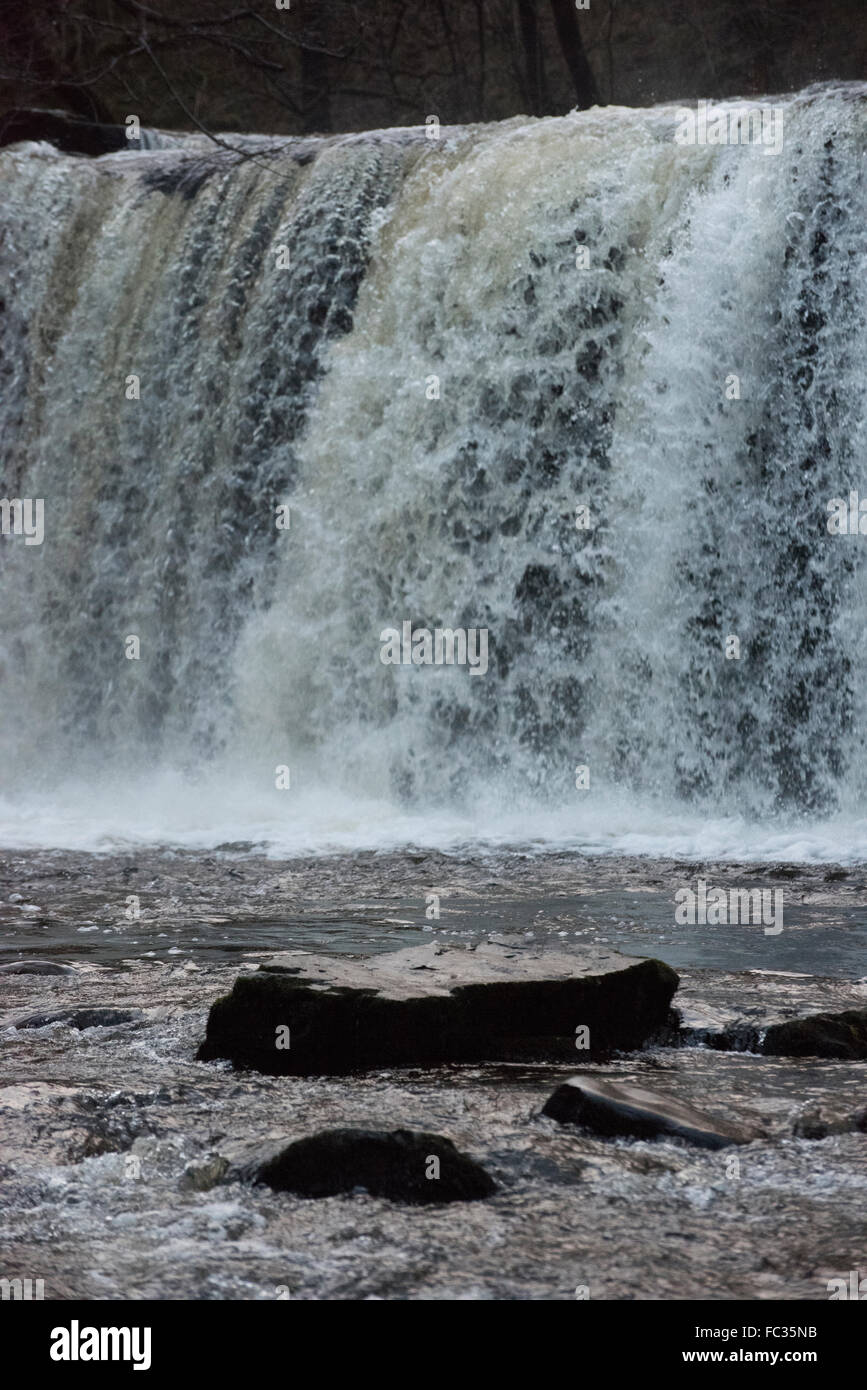 Waterfalls, waterfall country, Brecon Beacons, mid Wales Stock Photo ...