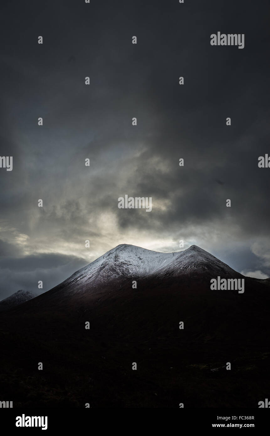 Isle of skye in winter Stock Photo