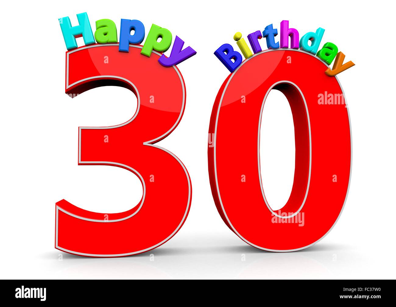 30 geburtstag Cut Out Stock Images & Pictures - Alamy