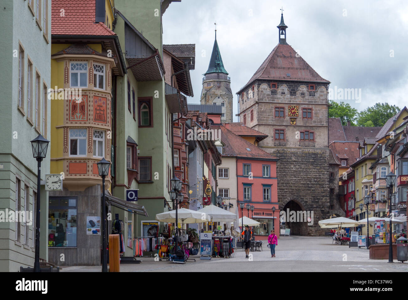 Oldtown of Rottweil Stock Photo