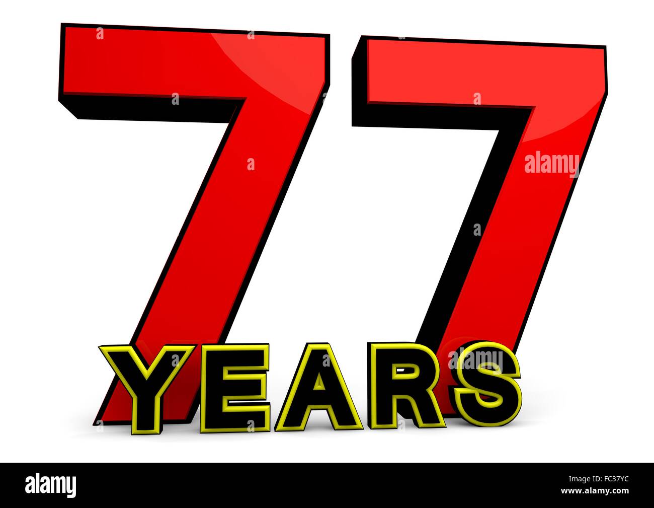 77 geburtstag Cut Out Stock Images & Pictures - Alamy