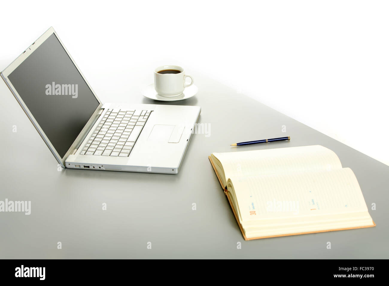 laptop and notebook Stock Photo Alamy