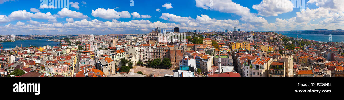 Istanbul Turkey panorama Stock Photo