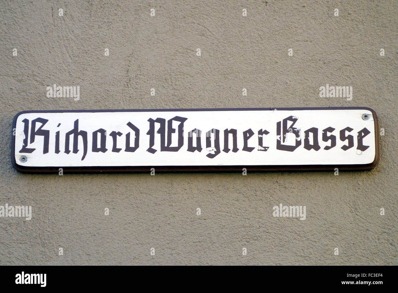 richard wagner alley Stock Photo