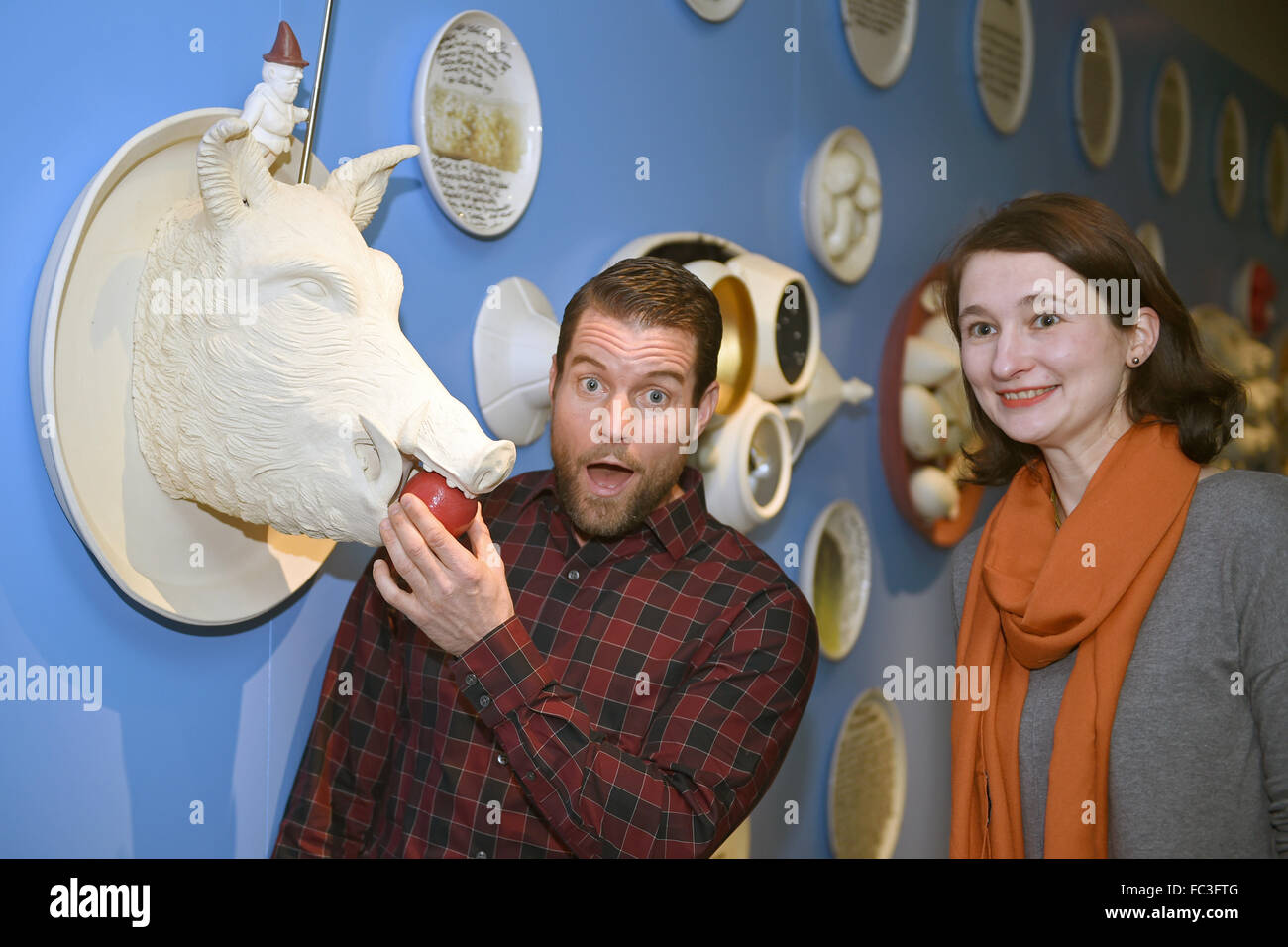 Kassel, Germany. 20th Jan, 2016. Damien Puckler, a German born actor