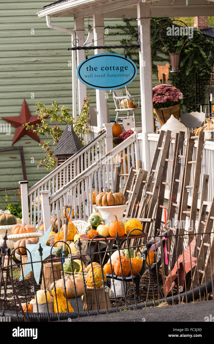 A shop in the historic colonial village of Leesburg, Virginia outside