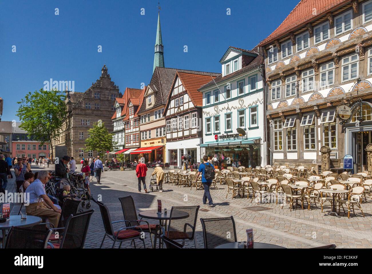 Oldtown of Hameln (Lower Saxony) Stock Photo