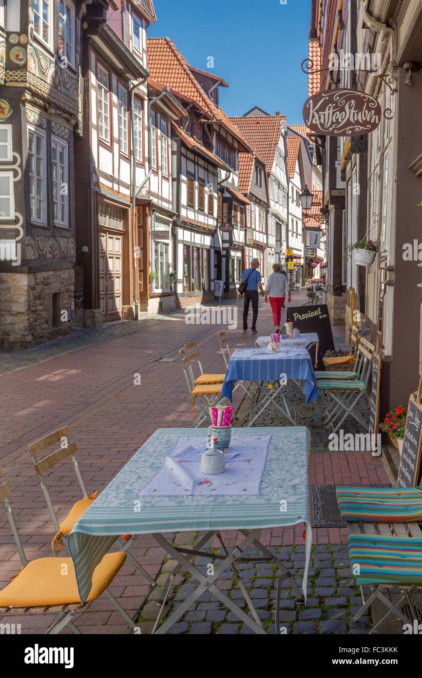 Oldtown of Hameln (Lower Saxony) Stock Photo