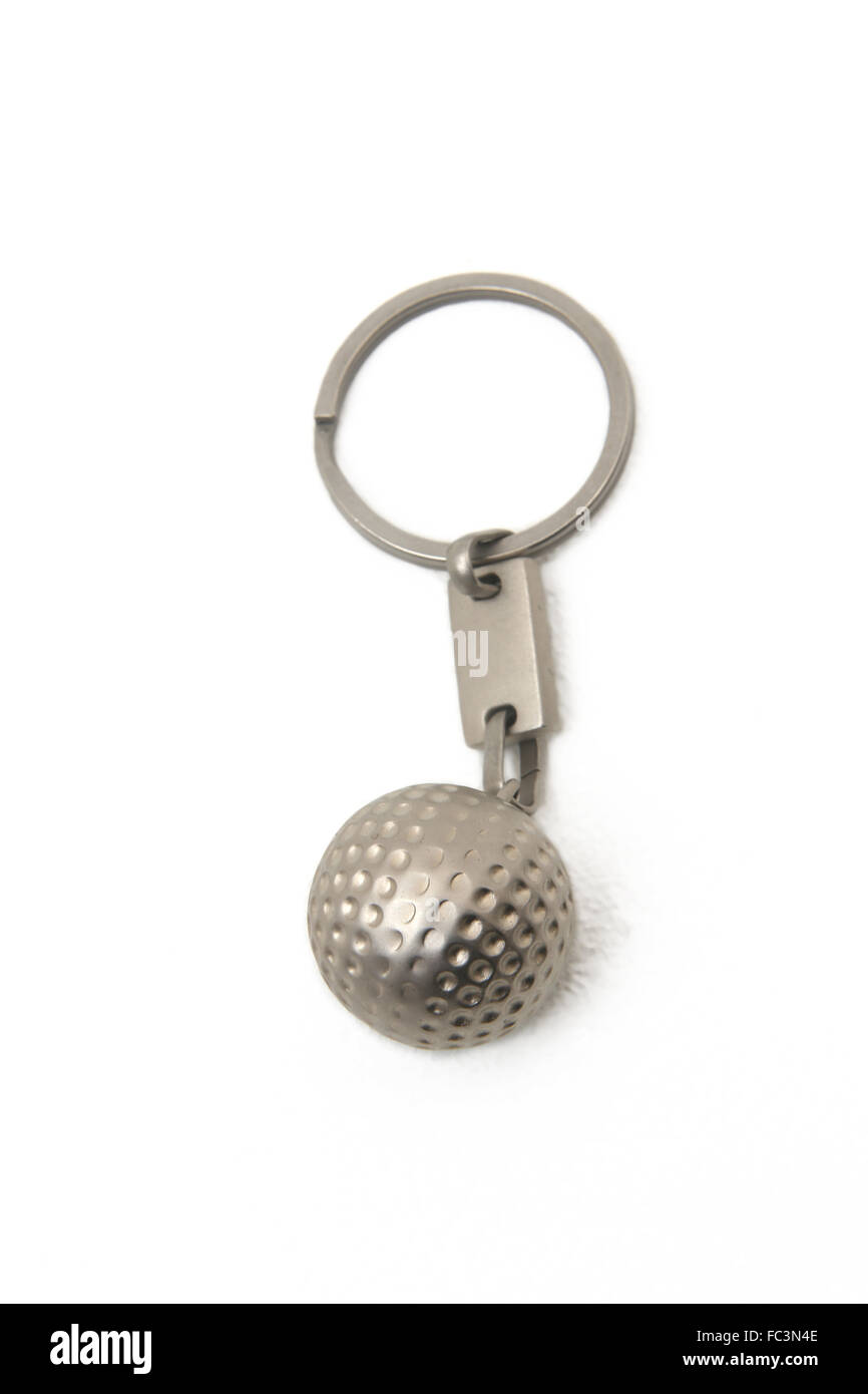 Golf Ball Keyring Stock Photo Alamy
