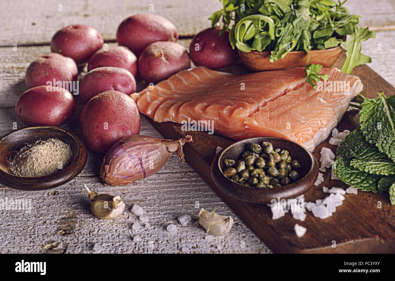 Cooking Ingredients Stock Photo