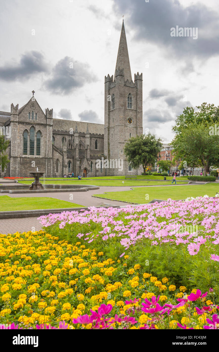 Saint Patrick Cathedral Garden in Dublin, Ireland Stock Photo - Alamy