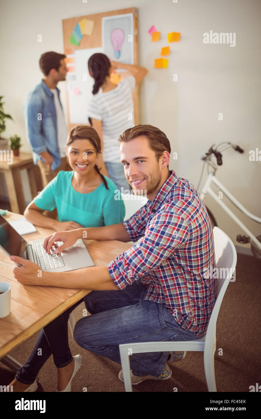 Creative business team working together Stock Photo - Alamy
