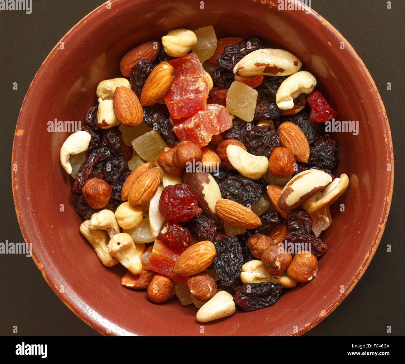 Nuts and dried fruits Stock Photo Alamy