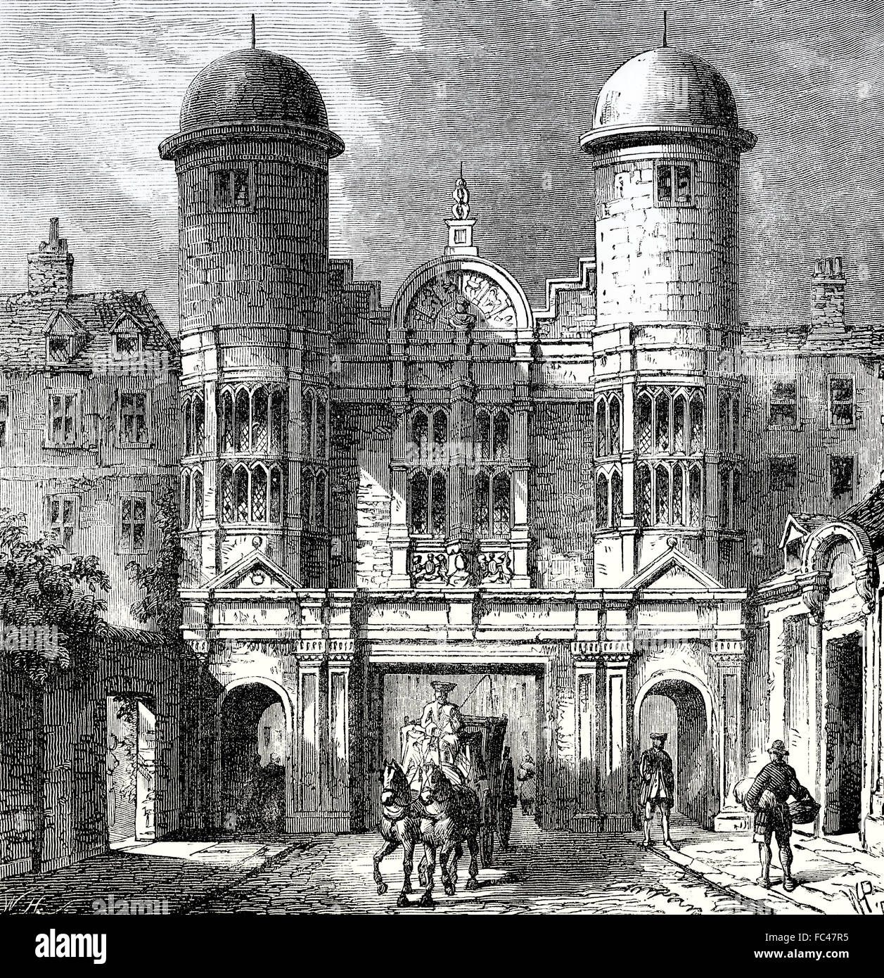 The King Street Gateway, 18th century, Whitehall, London, England Stock Photo