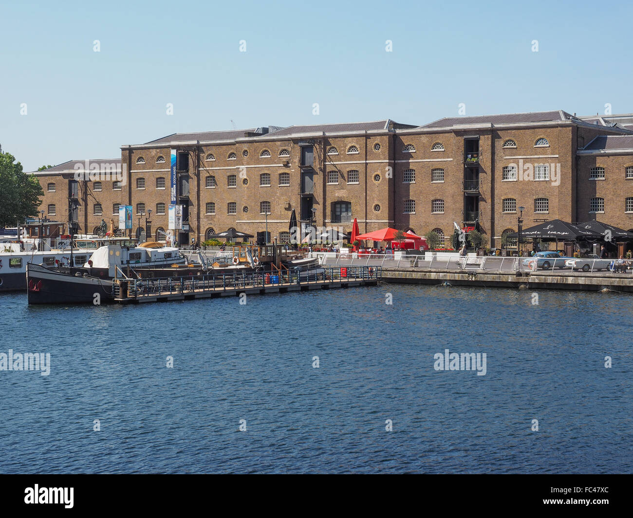 West India Quay in London Stock Photo - Alamy