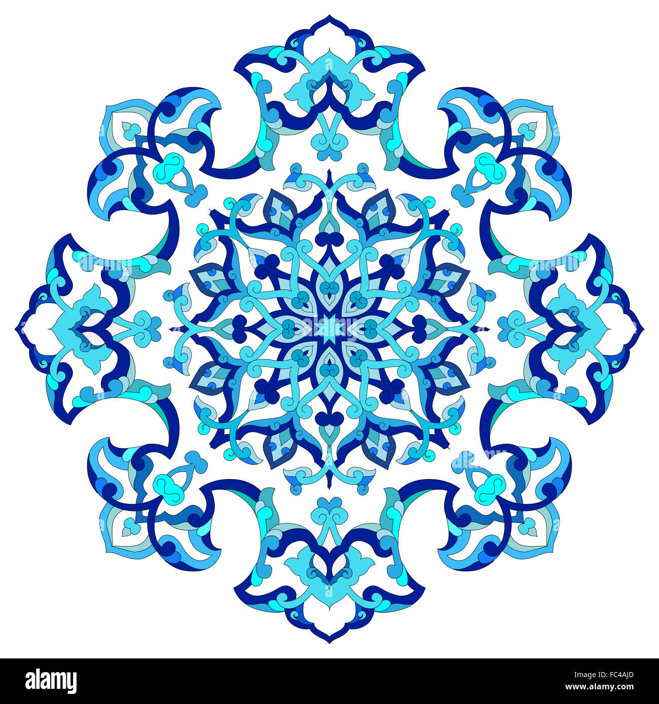 artistic ottoman pattern series eighty seven Stock Photo